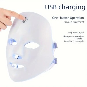 Rechargeable 7-Color LED Face Mask